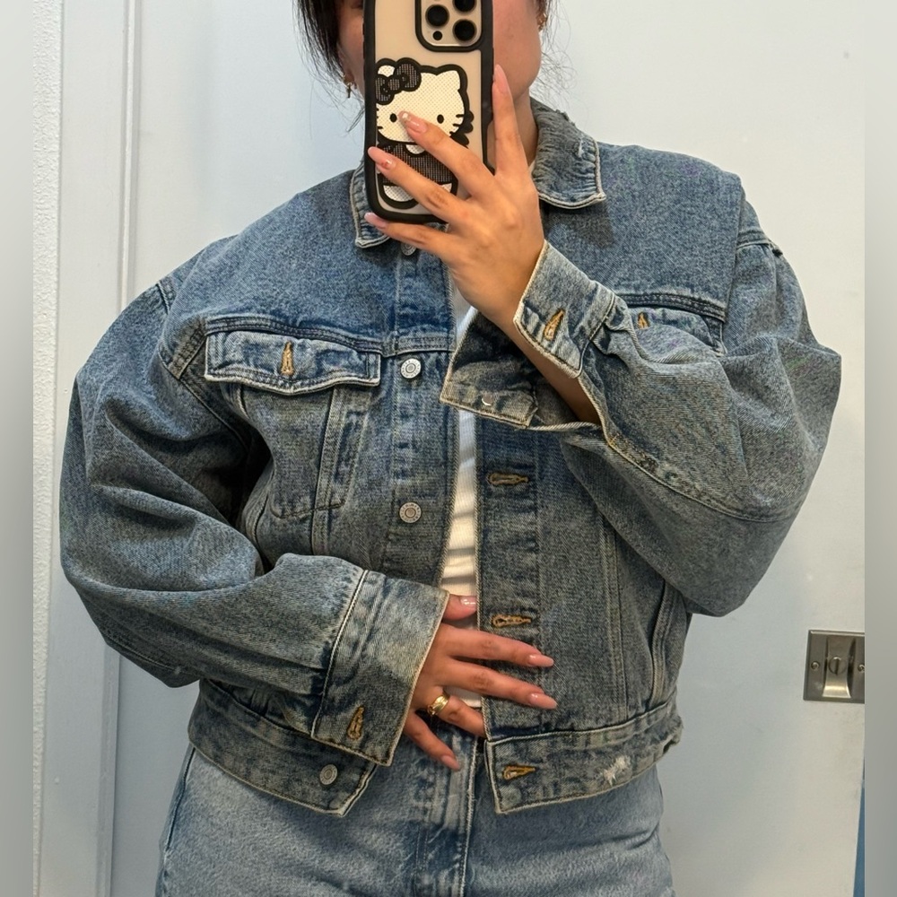 Pull&Bear Blue Denim Jacket